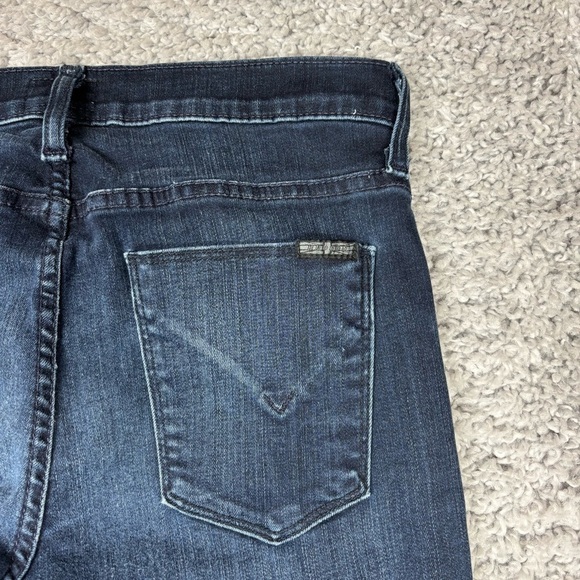 Hudson Jeans Womens 27 Shine Midrise Skinny Dark Classic Denim Night Out Party - Picture 4 of 6